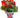 20 Red Roses Flat Back